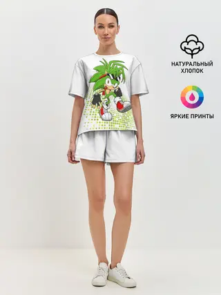 Женская пижама с шортами / Sonic