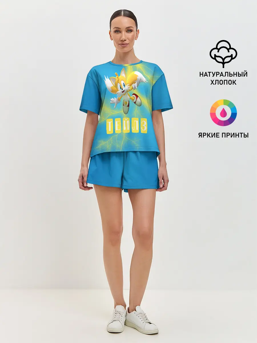 Женская пижама с шортами / Sonic - Майлз Тейлз
