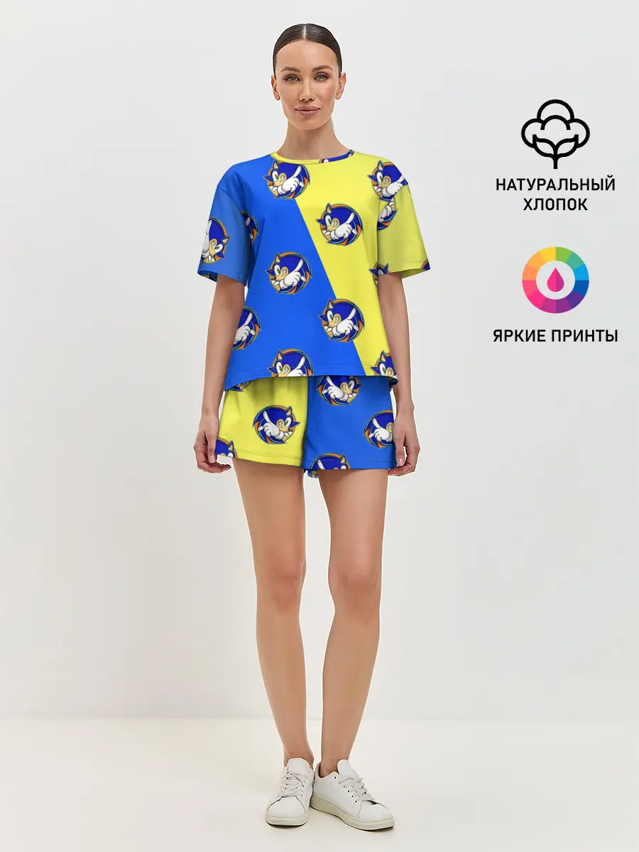 Женская пижама с шортами / Sonic - Соник
