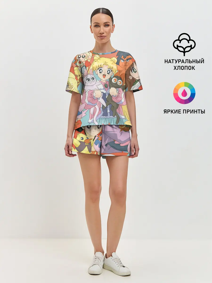 Женская пижама с шортами / СЕЙЛОР МУН