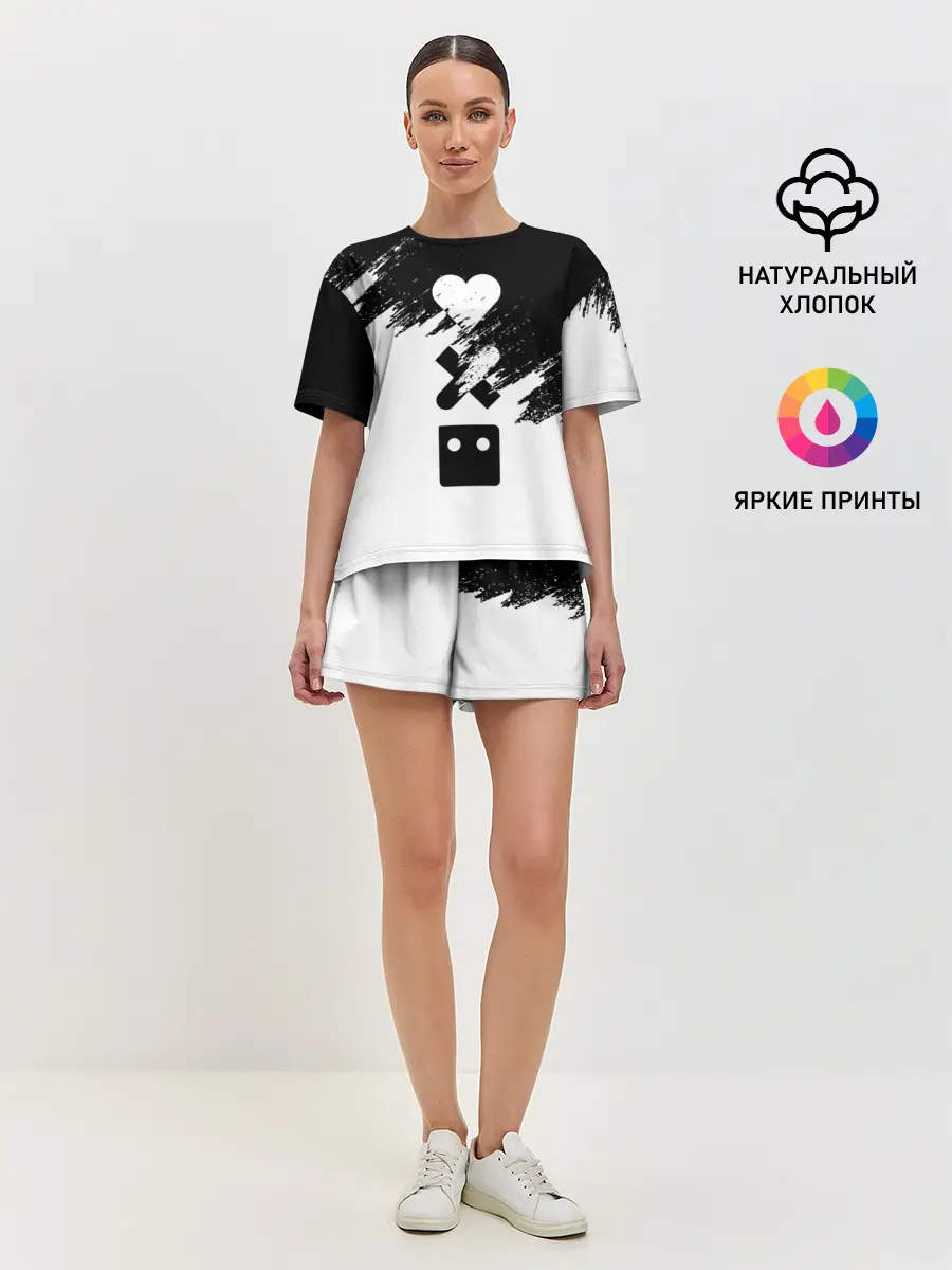 Женская пижама с шортами / LOVE DEATH ROBOTS | LDR