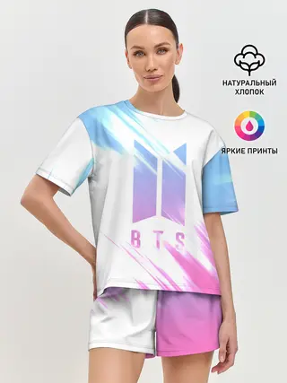 Женская пижама с шортами / BTS | БТС