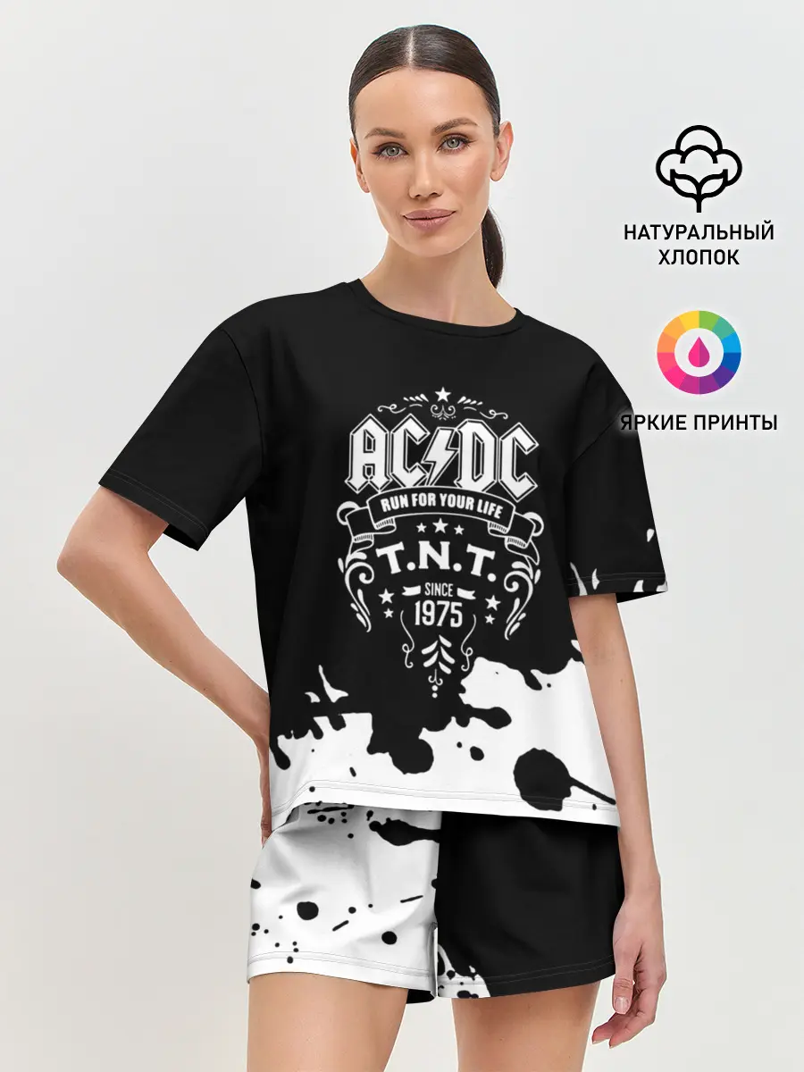 Женская пижама с шортами / AC/DC T.N.T.