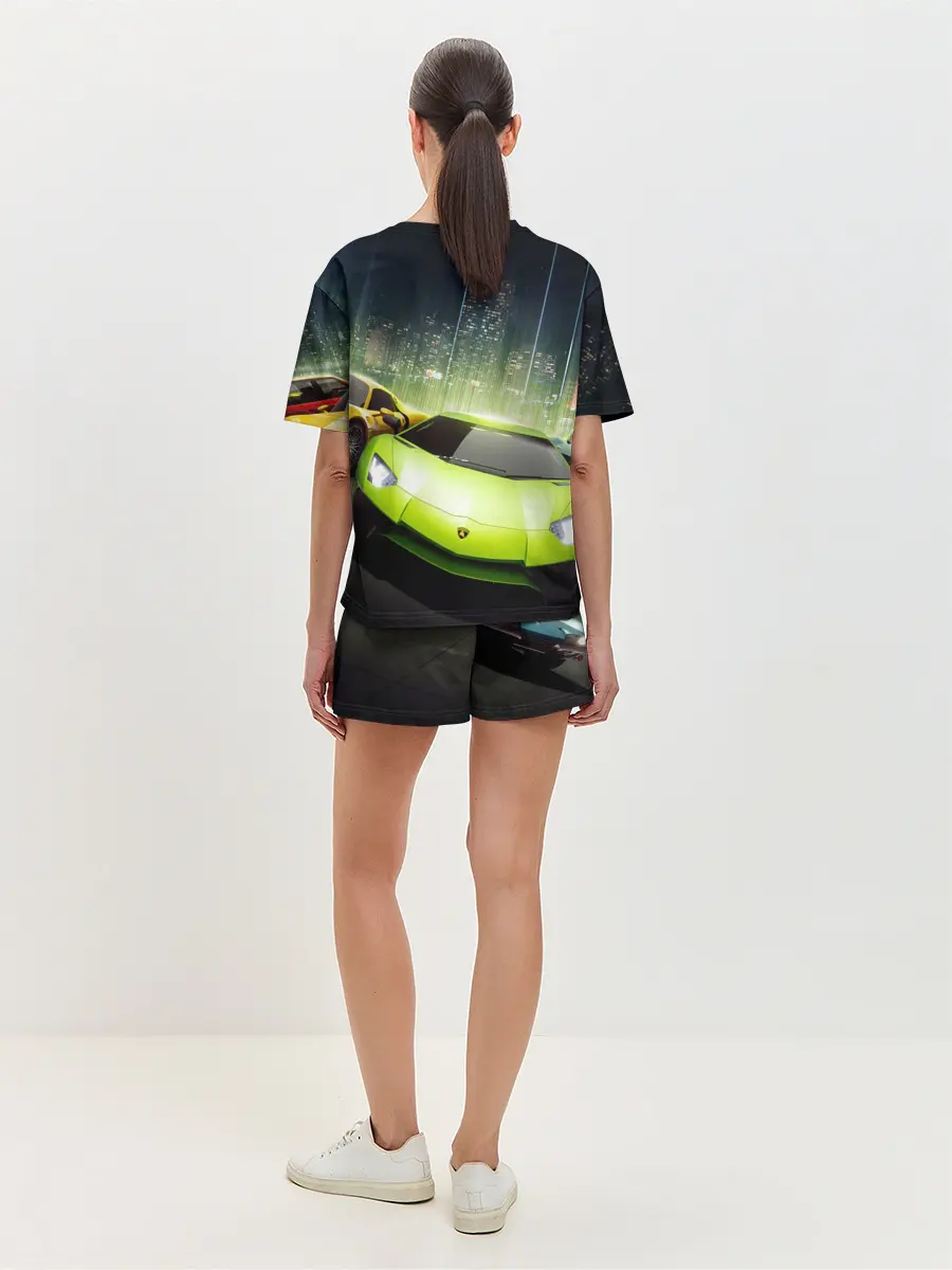 Женская пижама с шортами / Need for Speed