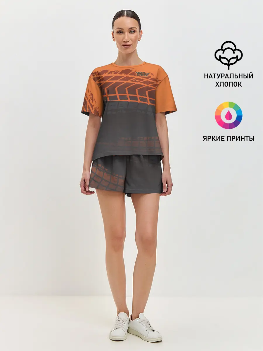 Женская пижама с шортами / Need for Speed