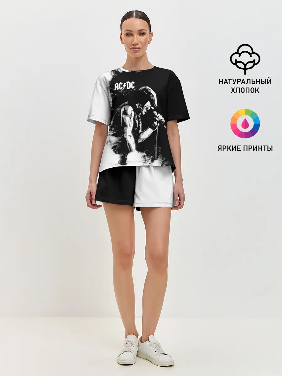 Женская пижама с шортами / AC/DC