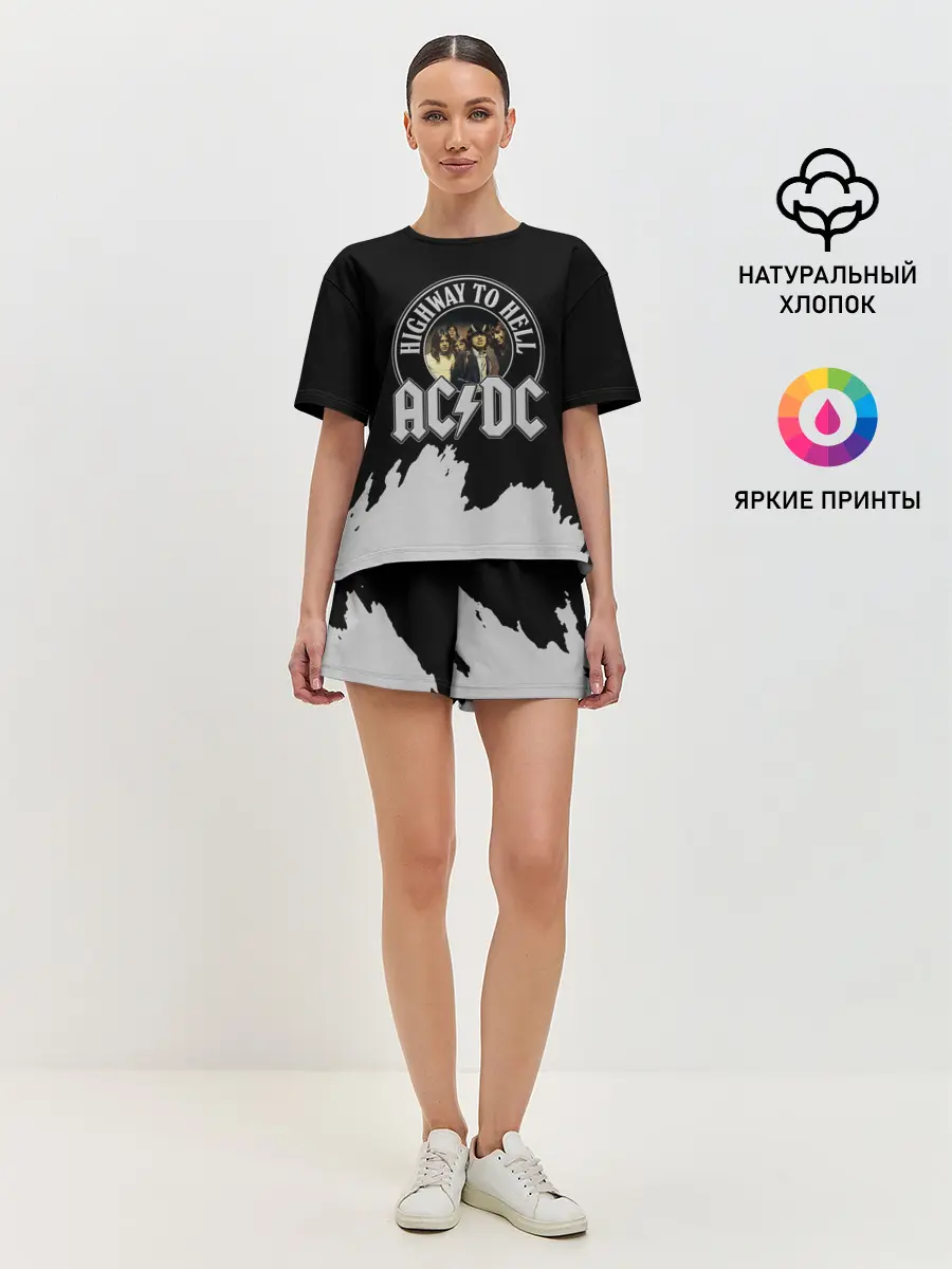 Женская пижама с шортами / AC/DC