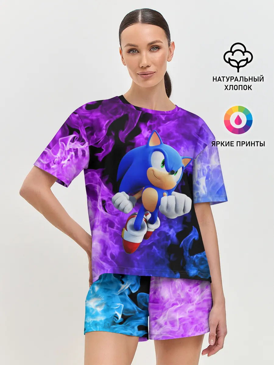 Женская пижама с шортами / SONIC