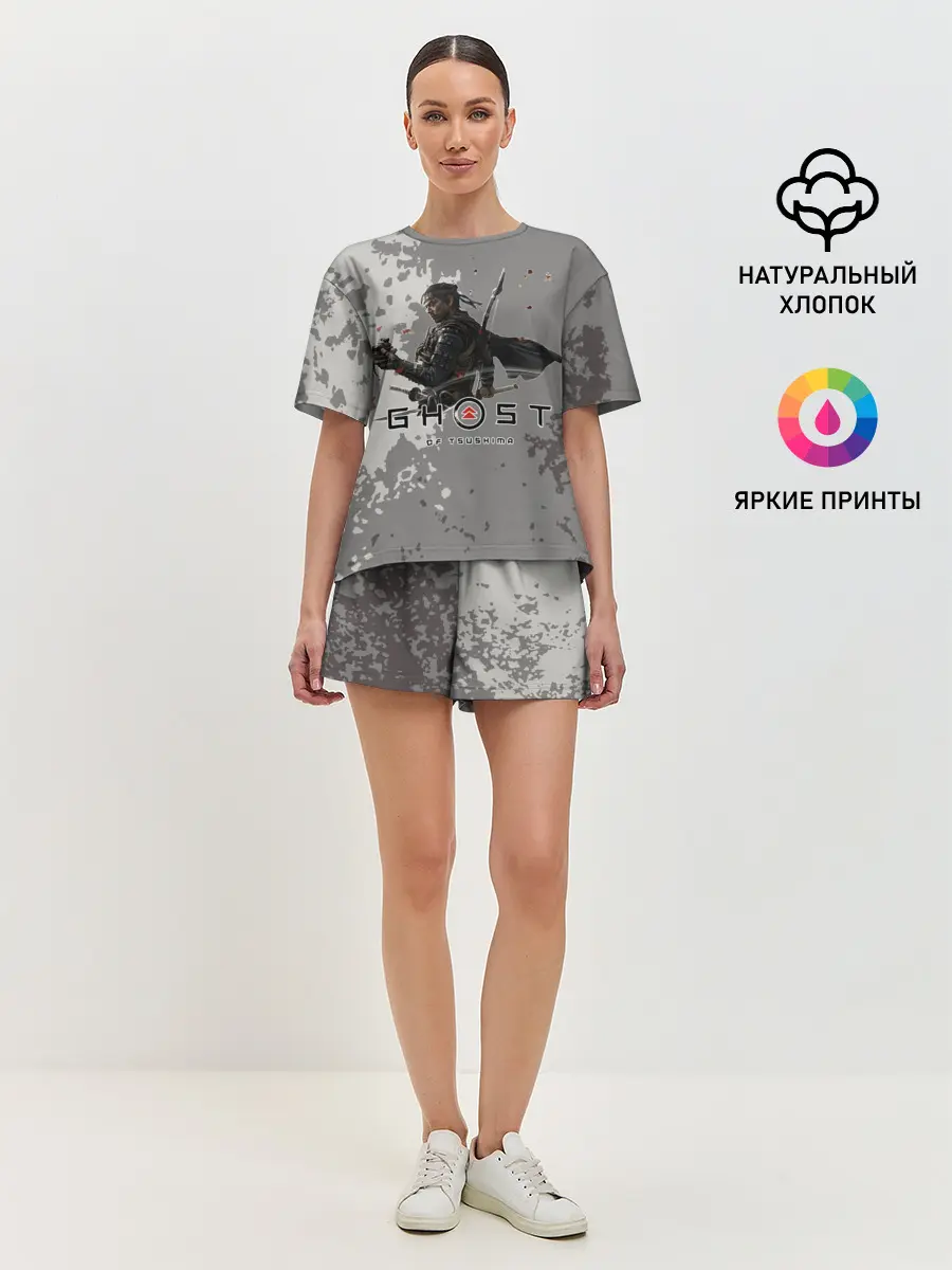 Женская пижама с шортами / Ghost of Tsushima