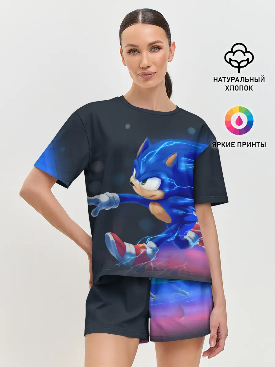 Женская пижама с шортами / SONIC
