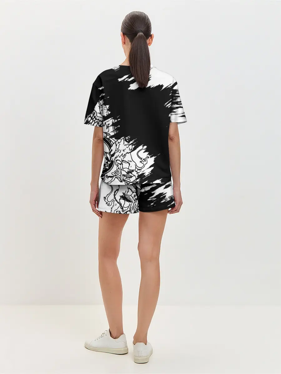 Женская пижама с шортами / Автограф Фредди Меркьюри