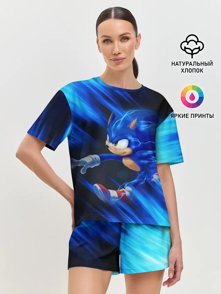 Женская пижама с шортами / SONIC | СОНИК