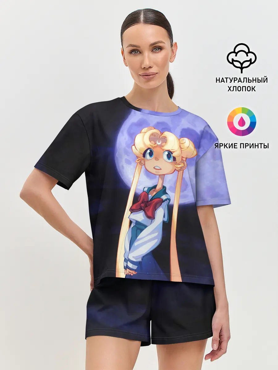 Женская пижама с шортами / СЕЙЛОР МУН