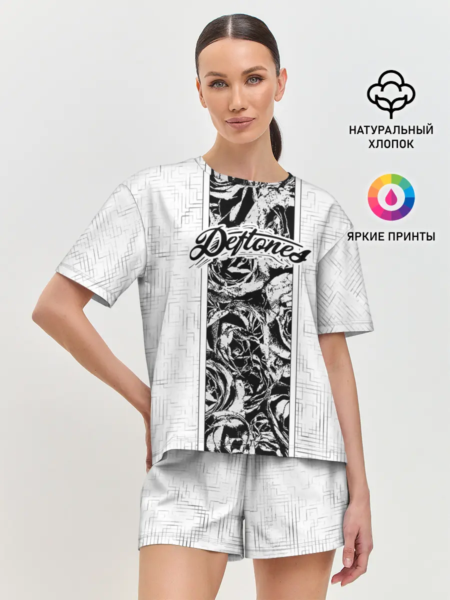 Женская пижама с шортами / Deftones