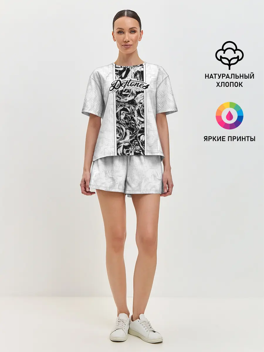 Женская пижама с шортами / Deftones