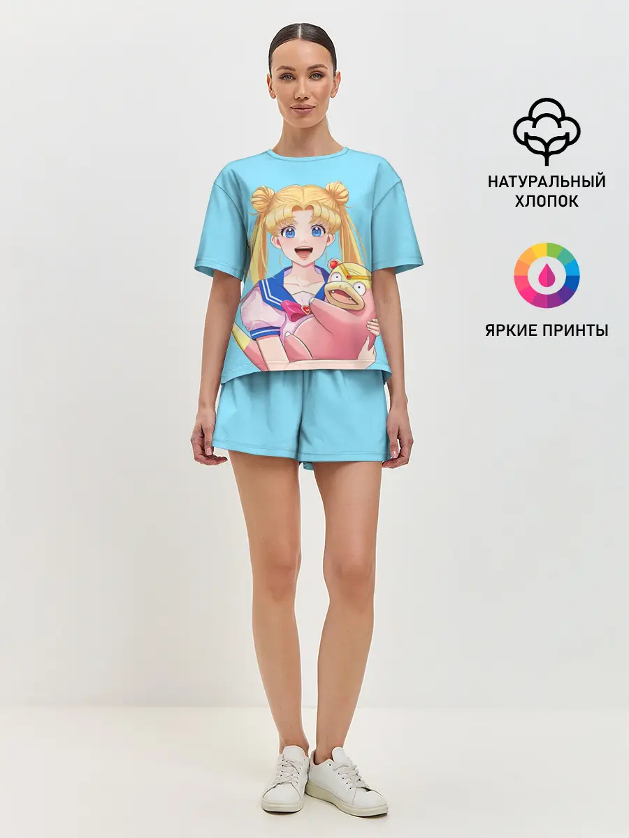 Женская пижама с шортами / СЕЙЛОР И СЛОУПОК