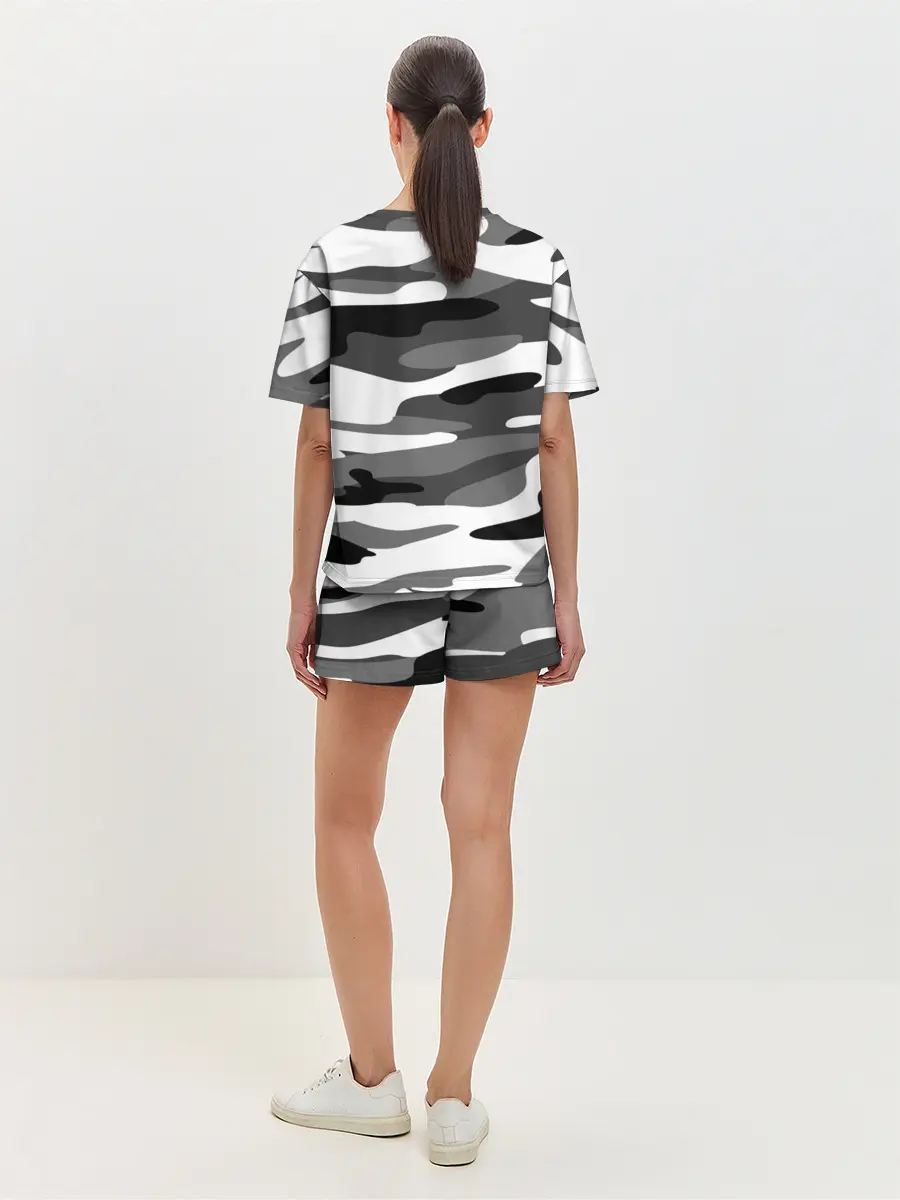 Женская пижама с шортами / Камуфляж Sabaton