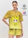 Женская пижама с шортами / Пикачу