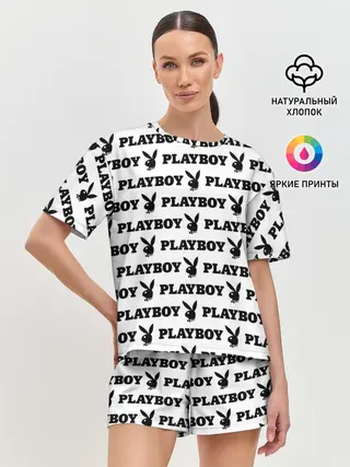 Женская пижама с шортами / PLAYBOY | ПЛЕЙБОЙ