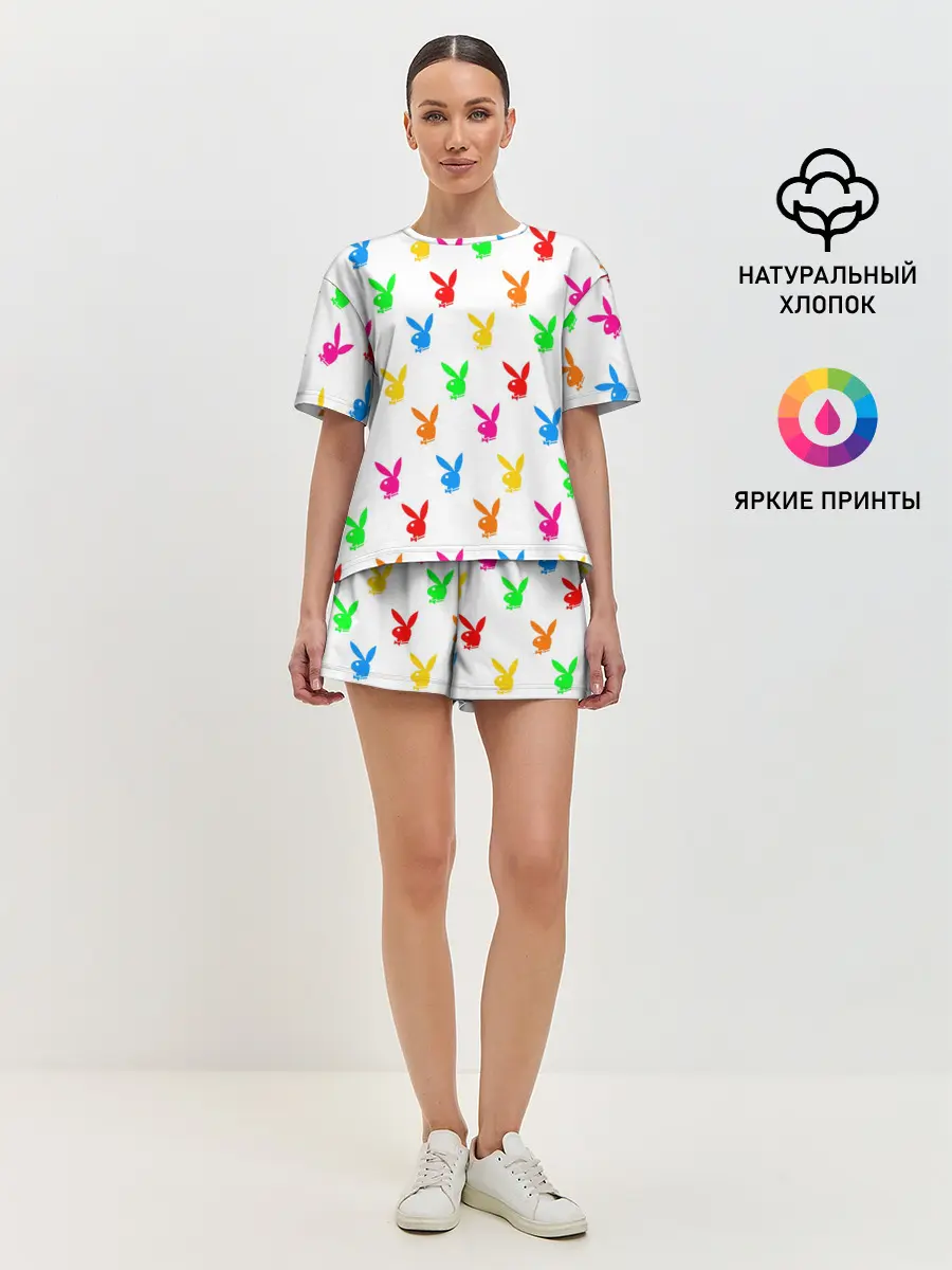 Женская пижама с шортами / PLAYBOY | ПЛЕЙБОЙ