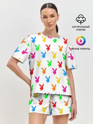 Женская пижама с шортами / PLAYBOY | ПЛЕЙБОЙ