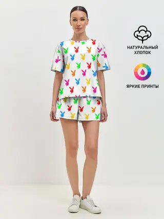 Женская пижама с шортами / PLAYBOY | ПЛЕЙБОЙ