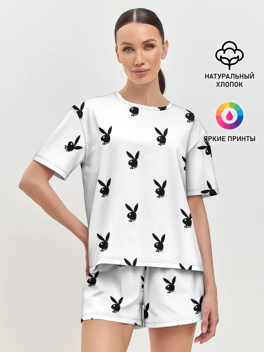Женская пижама с шортами / PLAYBOY | ПЛЕЙБОЙ