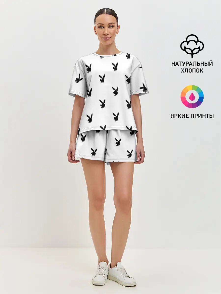 Женская пижама с шортами / PLAYBOY | ПЛЕЙБОЙ