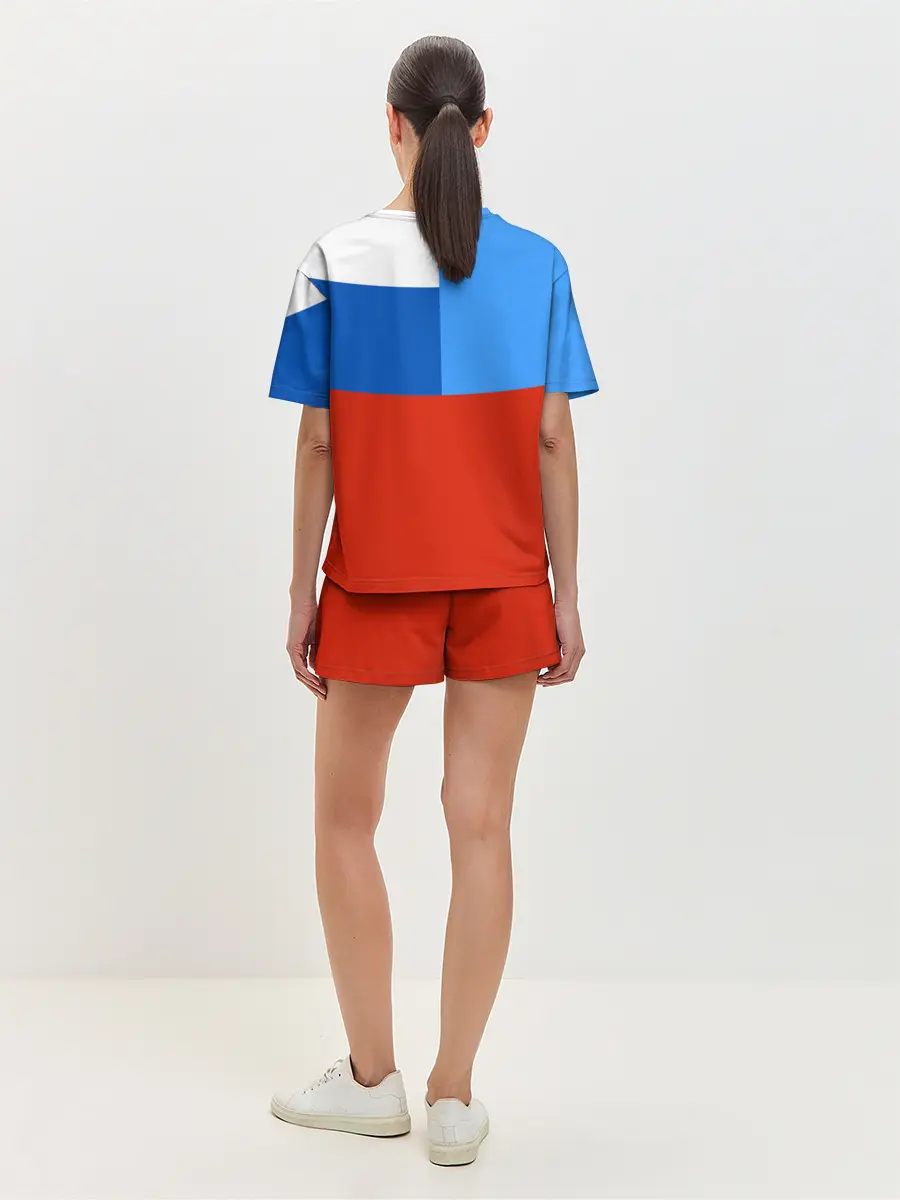 Женская пижама с шортами / Флаг МЧС России