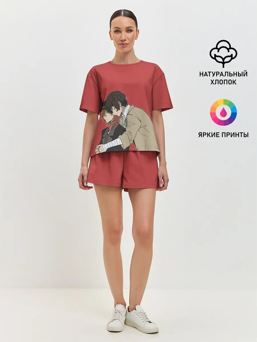 Женская пижама с шортами / Дазай и Чуя