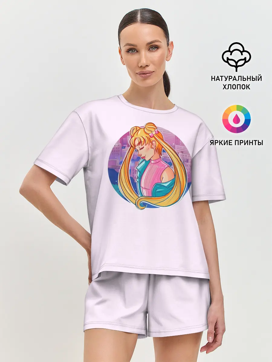 Женская пижама с шортами / СЕЙЛОР МУН