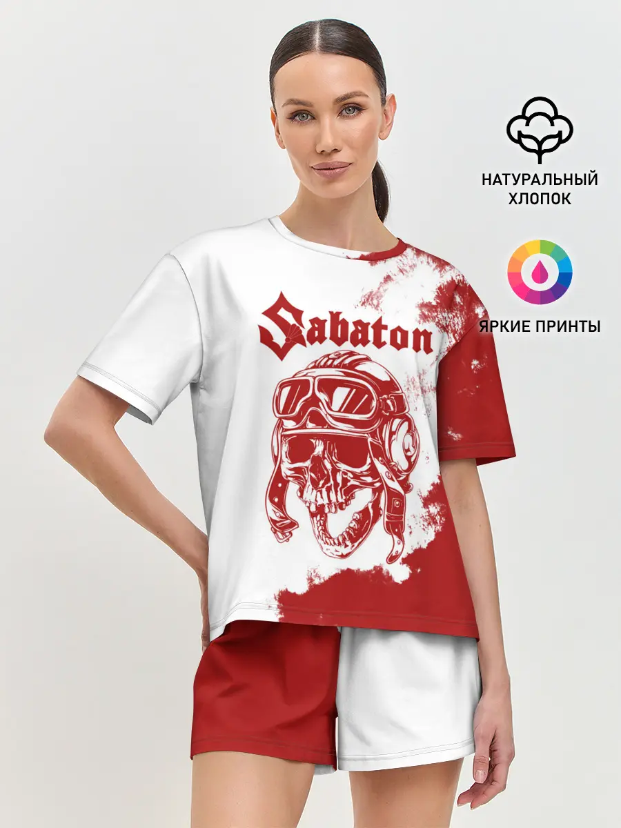 Женская пижама с шортами / Sabaton