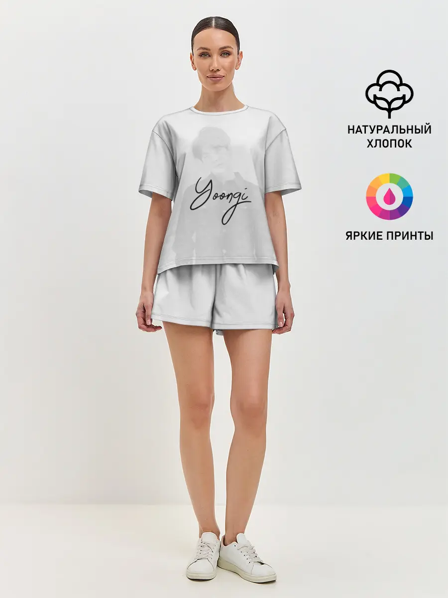 Женская пижама с шортами / BTS Min Yoongi