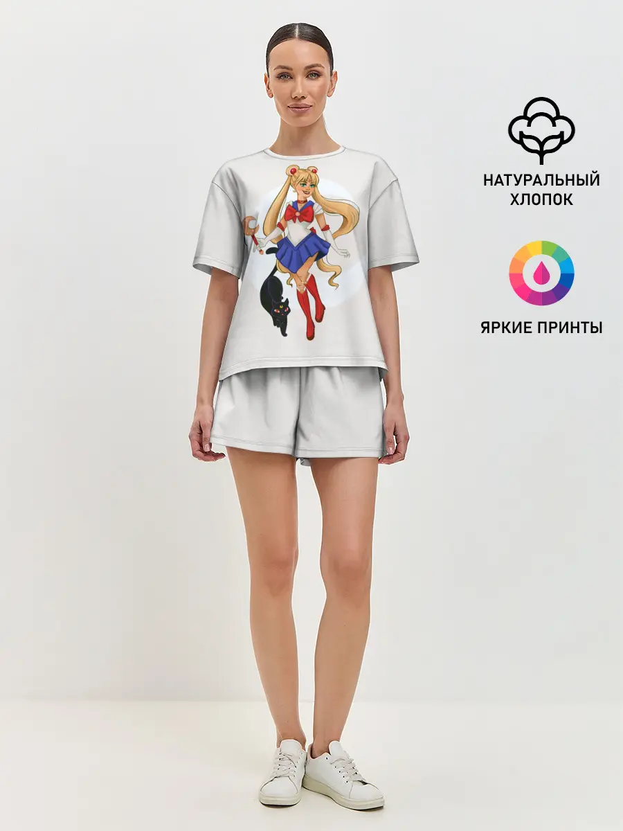 Женская пижама с шортами / Sailor Moon