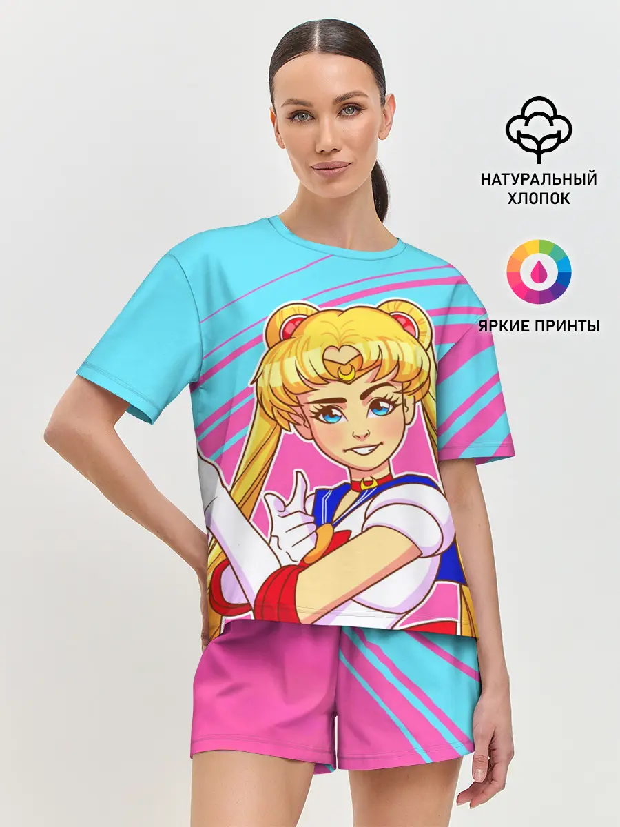 Женская пижама с шортами / СЕЙЛОР МУН