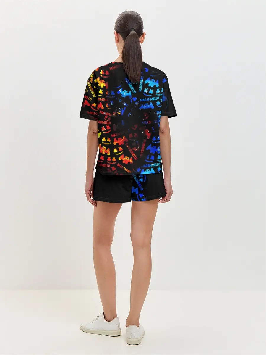 Женская пижама с шортами / MARSMELLO FIRE