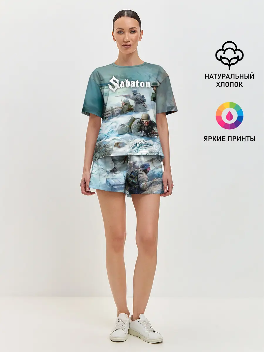 Женская пижама с шортами / Sabaton