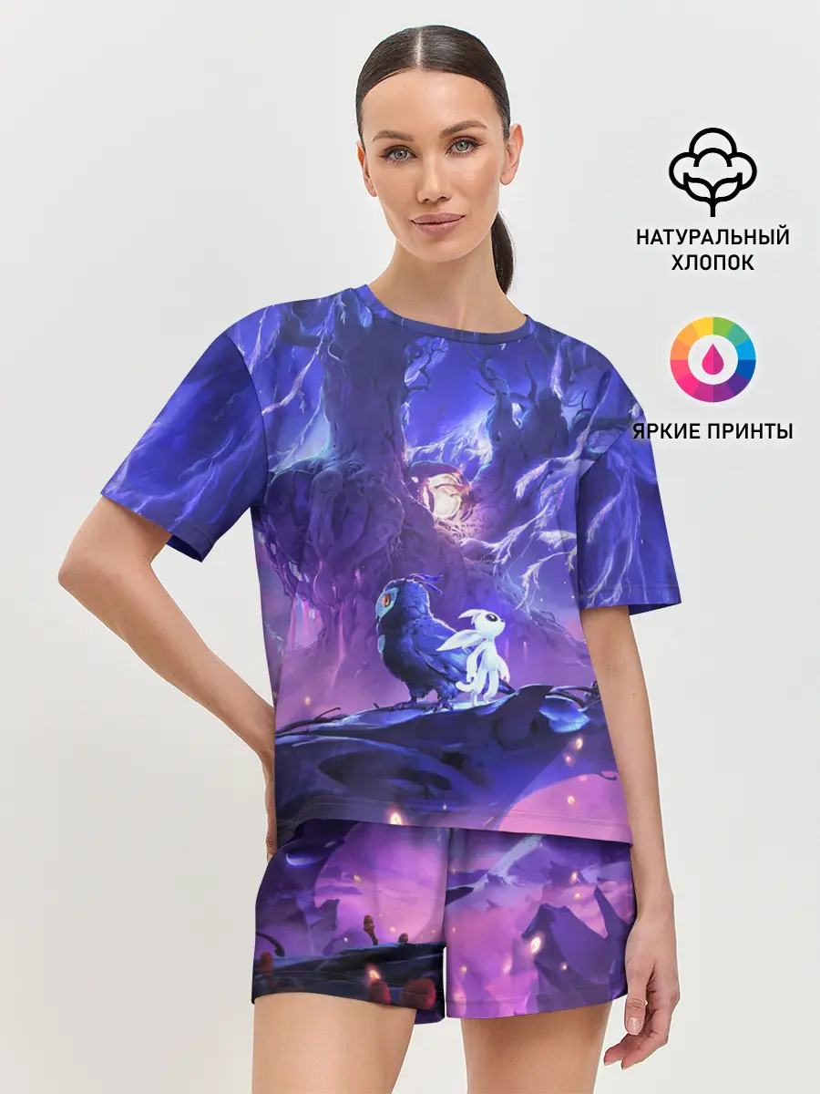 Женская пижама с шортами / Ori and the Will of the Wisps