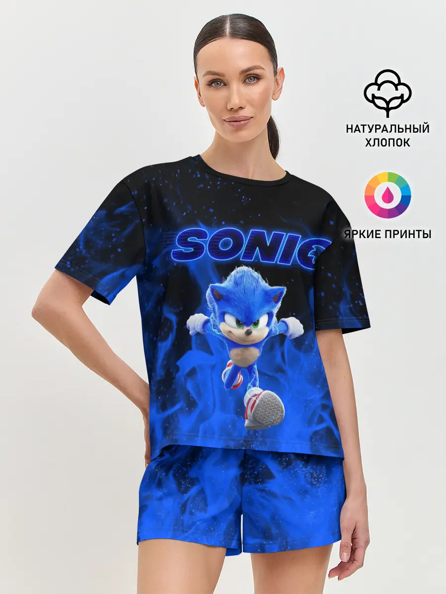 Женская пижама с шортами / SONIC