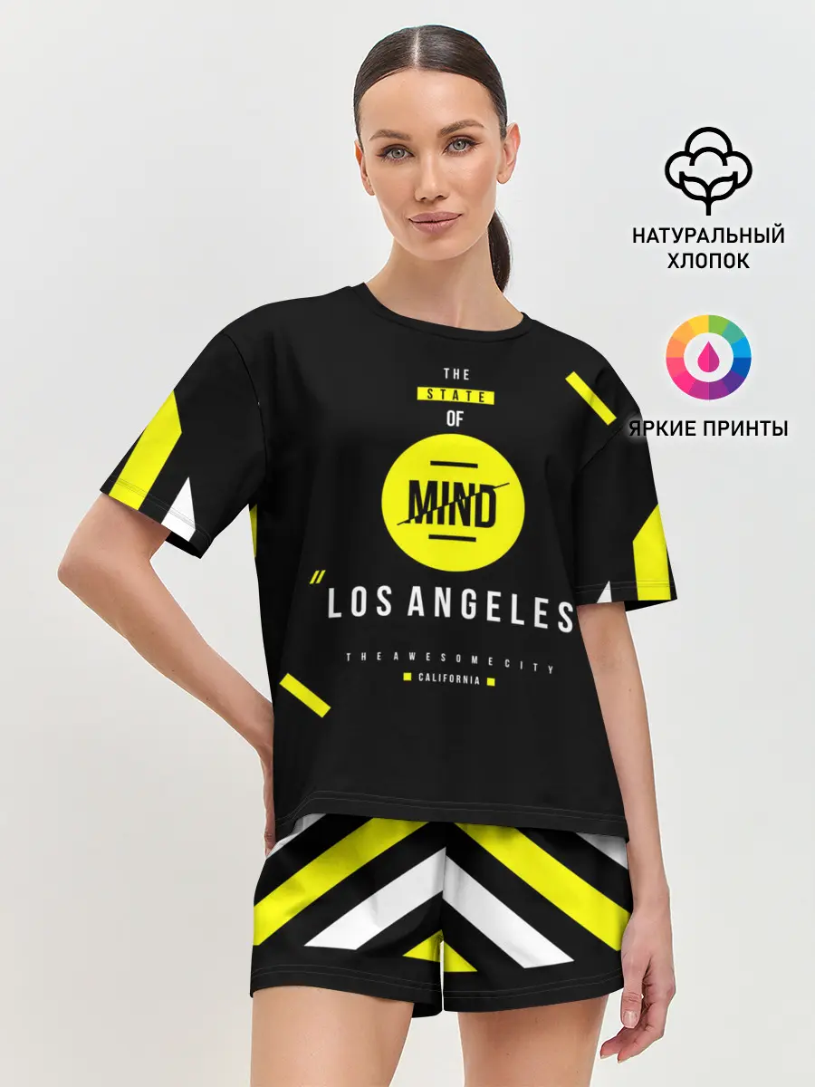 Женская пижама с шортами / OFF-MIND