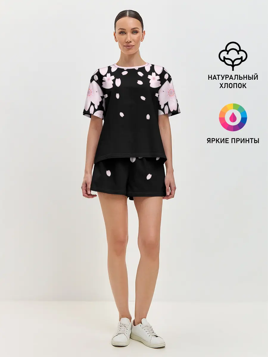 Женская пижама с шортами / САКУРА | SAKURA