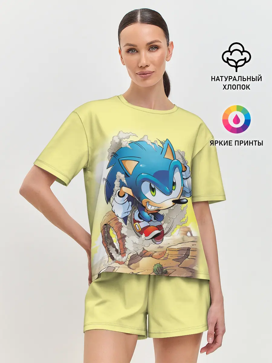 Женская пижама с шортами / SONIC