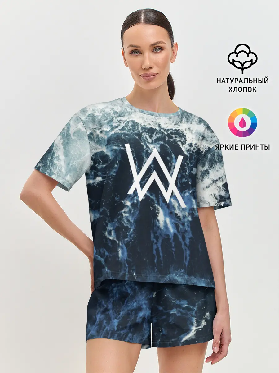 Женская пижама с шортами / Alan Walker