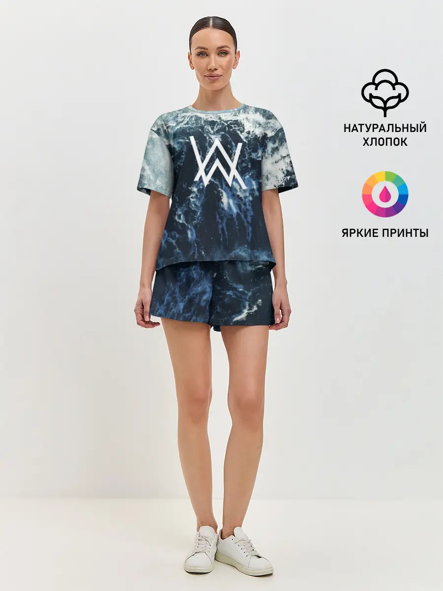 Женская пижама с шортами / Alan Walker