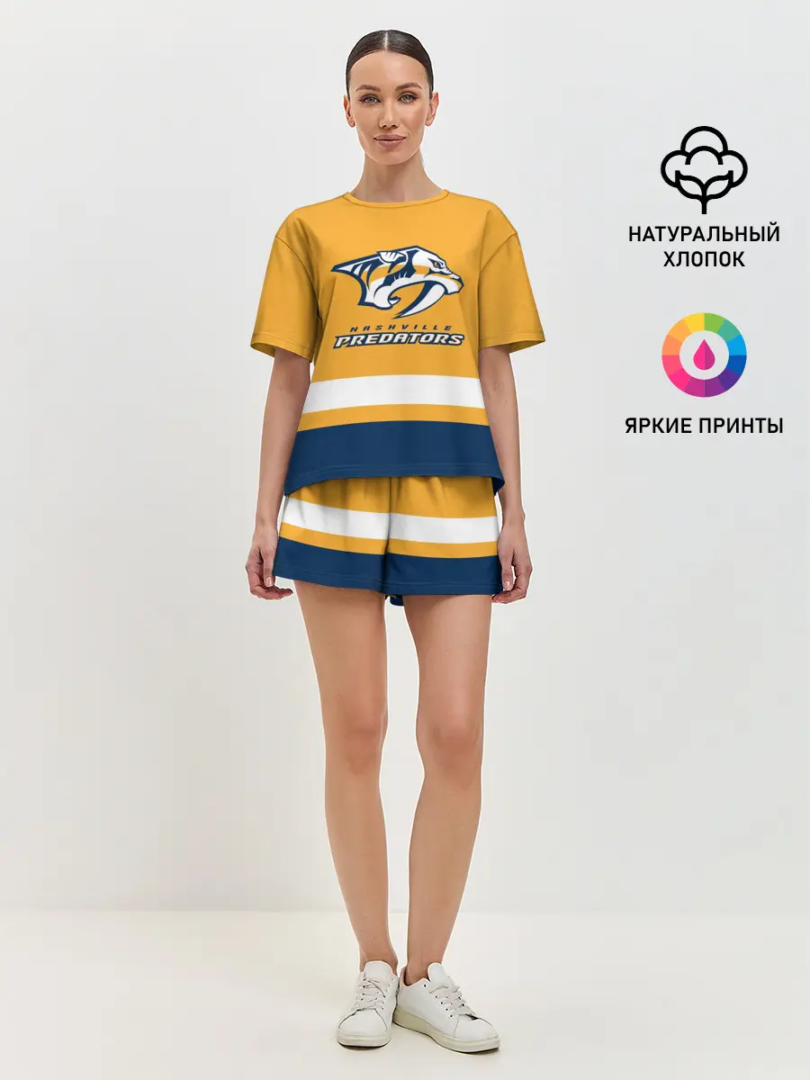 Женская пижама с шортами / Нэшвилл Предаторз