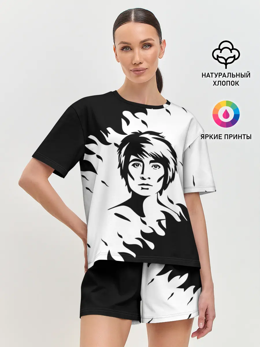 Женская пижама с шортами / Zемфира