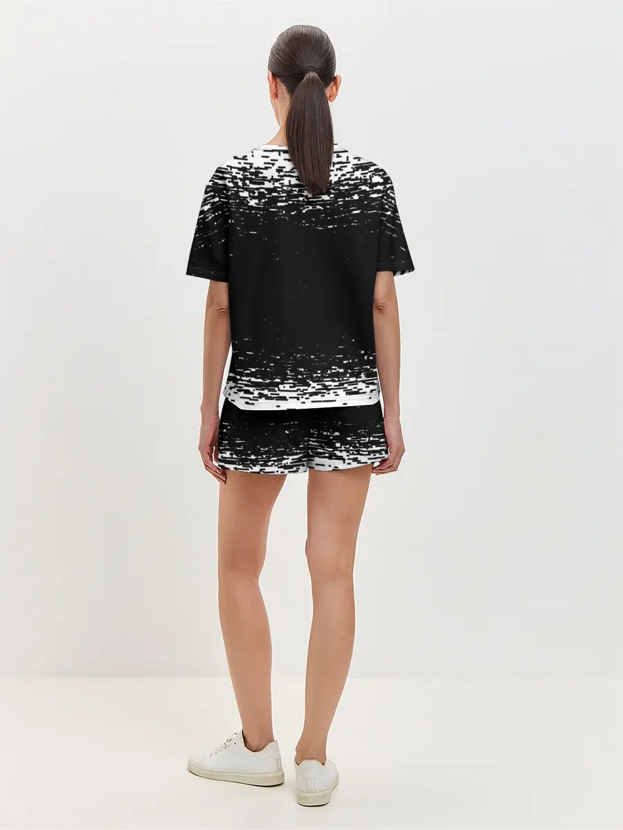 Женская пижама с шортами / ДДТ ЛОГО | DDT LOGO