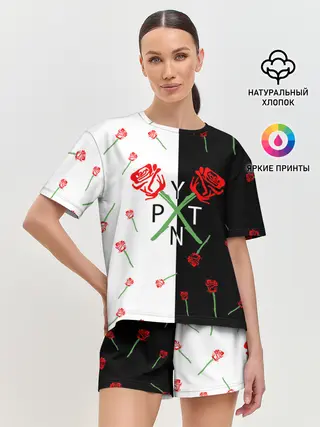 Женская пижама с шортами / PAYTON MOORMEIER - ТИКТОК