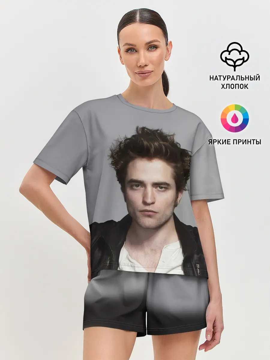 Женская пижама с шортами / РОБЕРТ ПАТТИНСОН