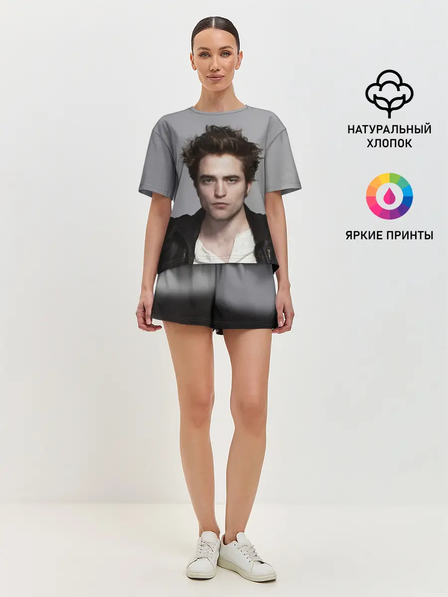 Женская пижама с шортами / РОБЕРТ ПАТТИНСОН